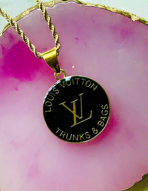 Louis Vuitton colorful pendant necklace