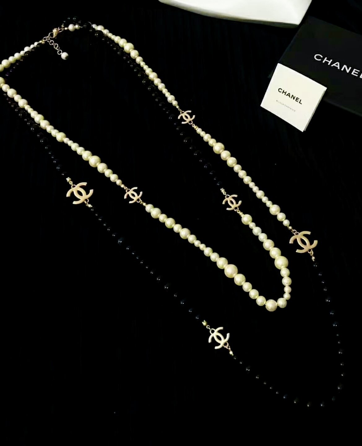 chanel pearl necklace dhgate