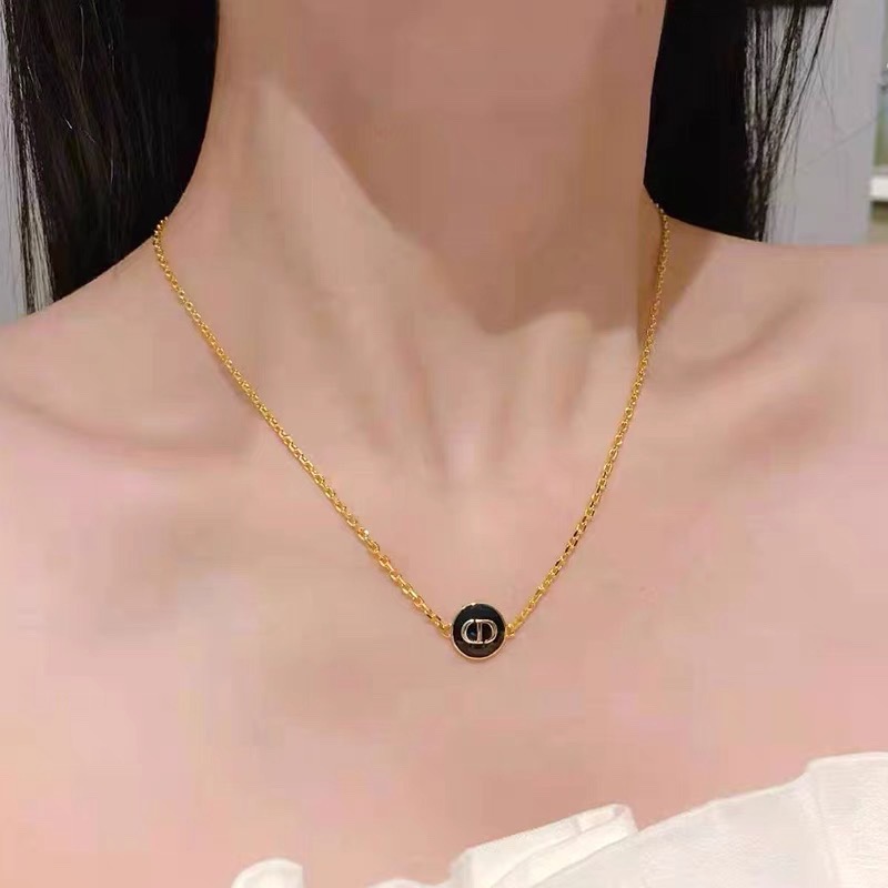 Dior Button Necklace + Bracelet - Designer Button Jewelry
