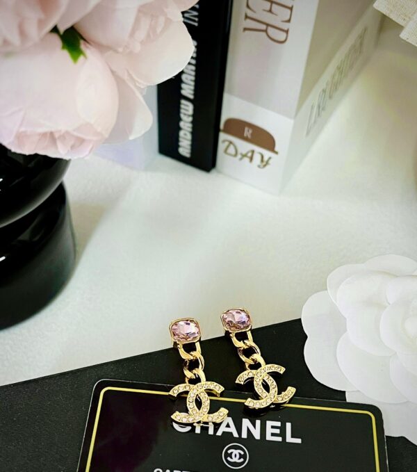Chanel gold earrings